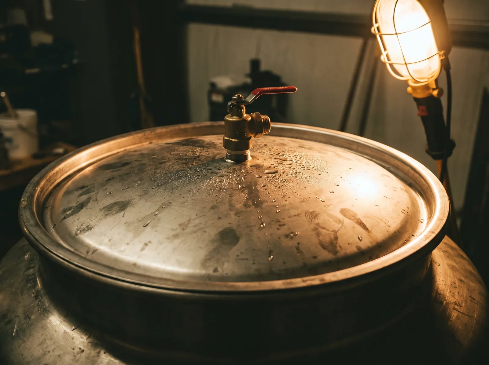 Anaerobic fermentation tank lid